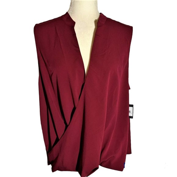 Rachel Roy Collection Surplice, Sleeveless Blouse. New With Tickets. Size XL - Picture 1 of 4